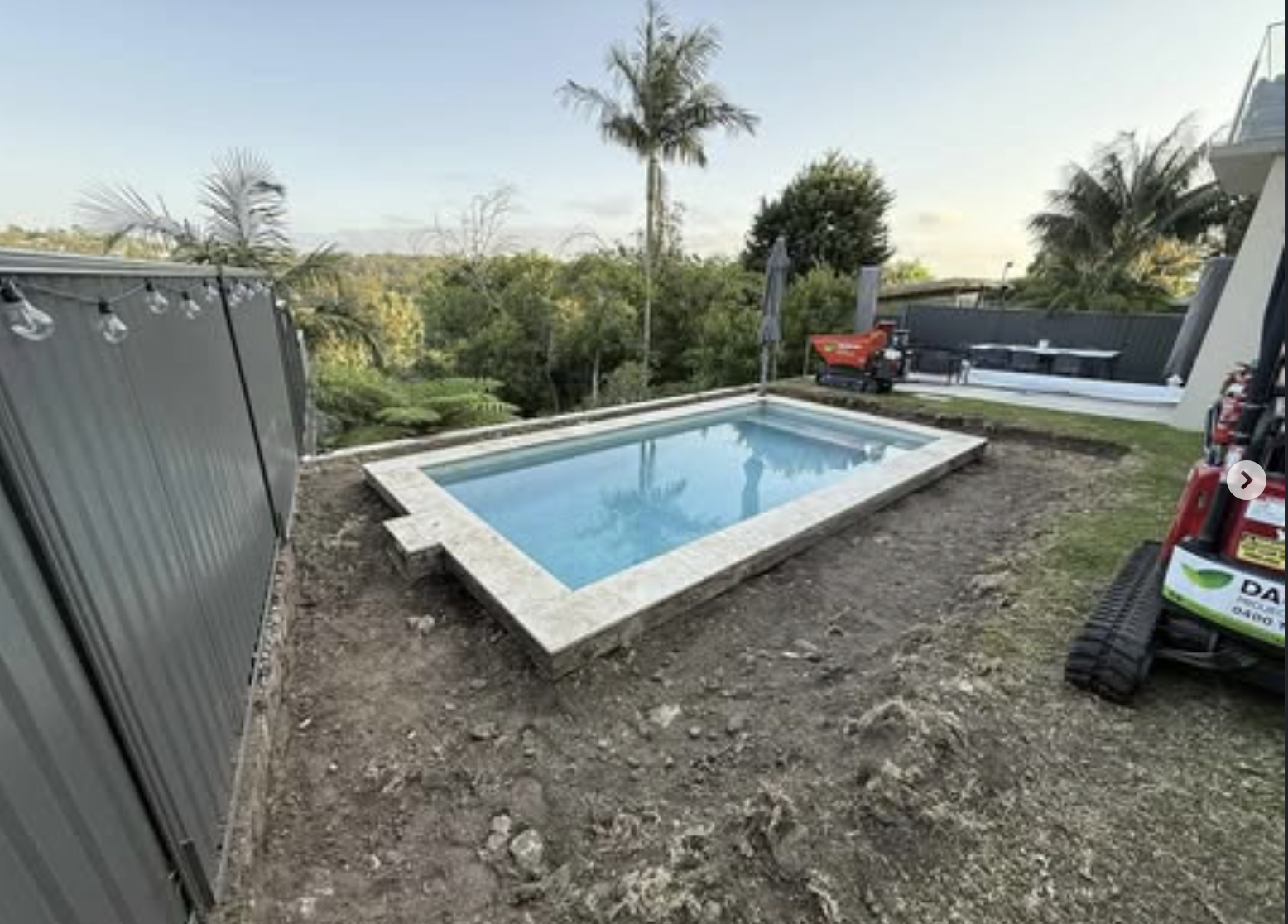 Backyard Pool Build